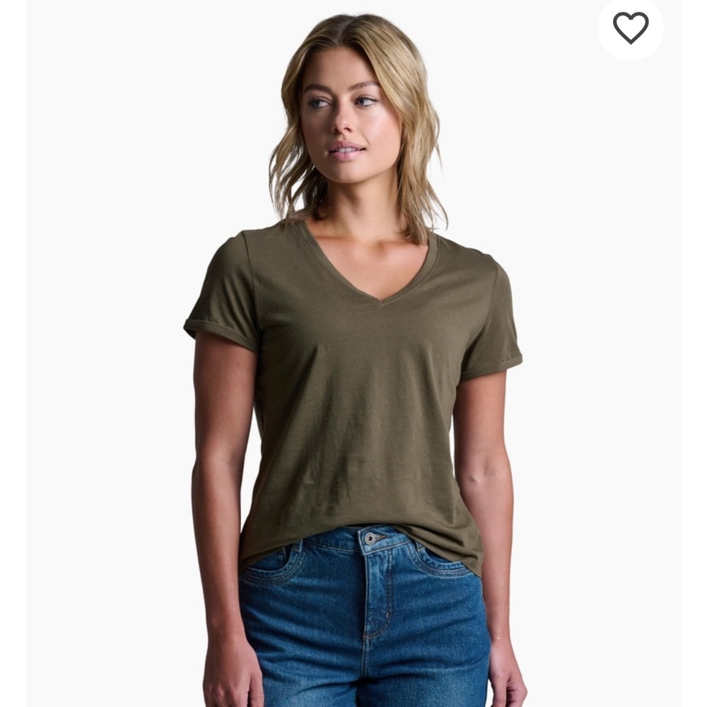 Kuhl Women’s Short Sleeve Vega Tee in Vine, Size Medium, NWOT